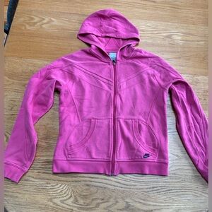 Nike Women’s Fuchsia Zip-Up Hoodie